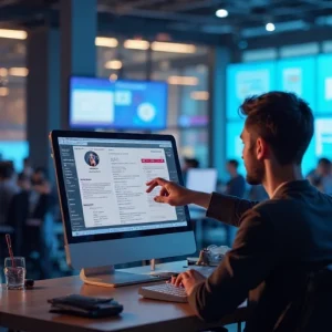 recruiter viewing resume on ATS