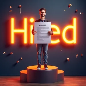 Hired Jobseekers with resume